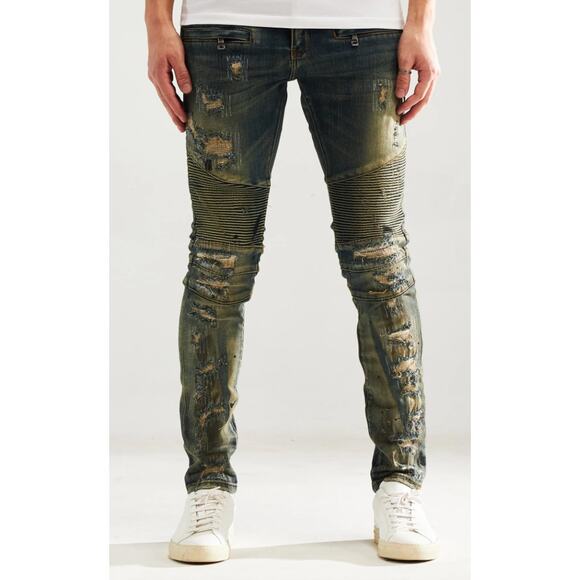 Embellish Other - NWT Embellish Denim Lero Biker Denim (Deep Indigo), 36x34, 145$ SOLD OUT!